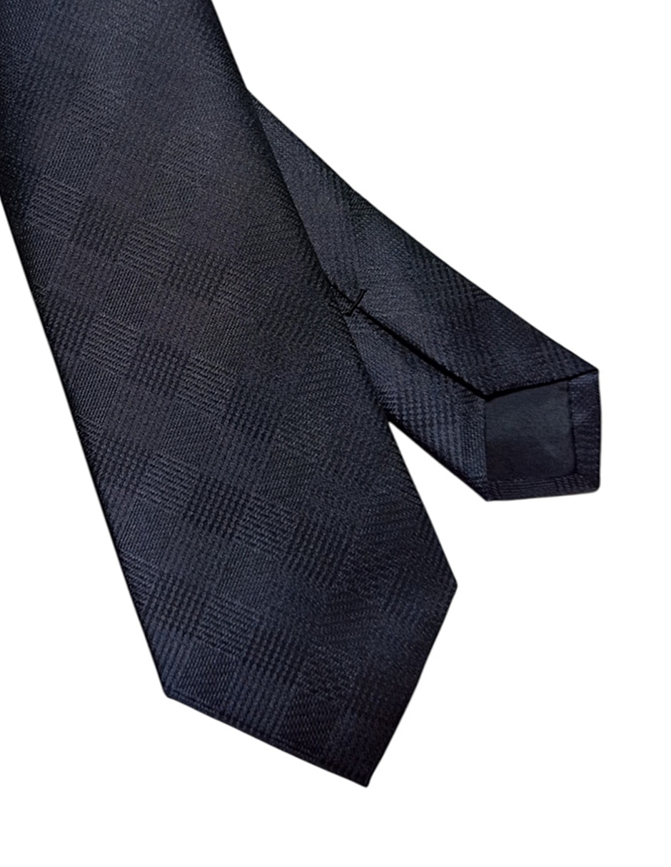 Corbata Ck regular de seda estampado a cuadros para hombre