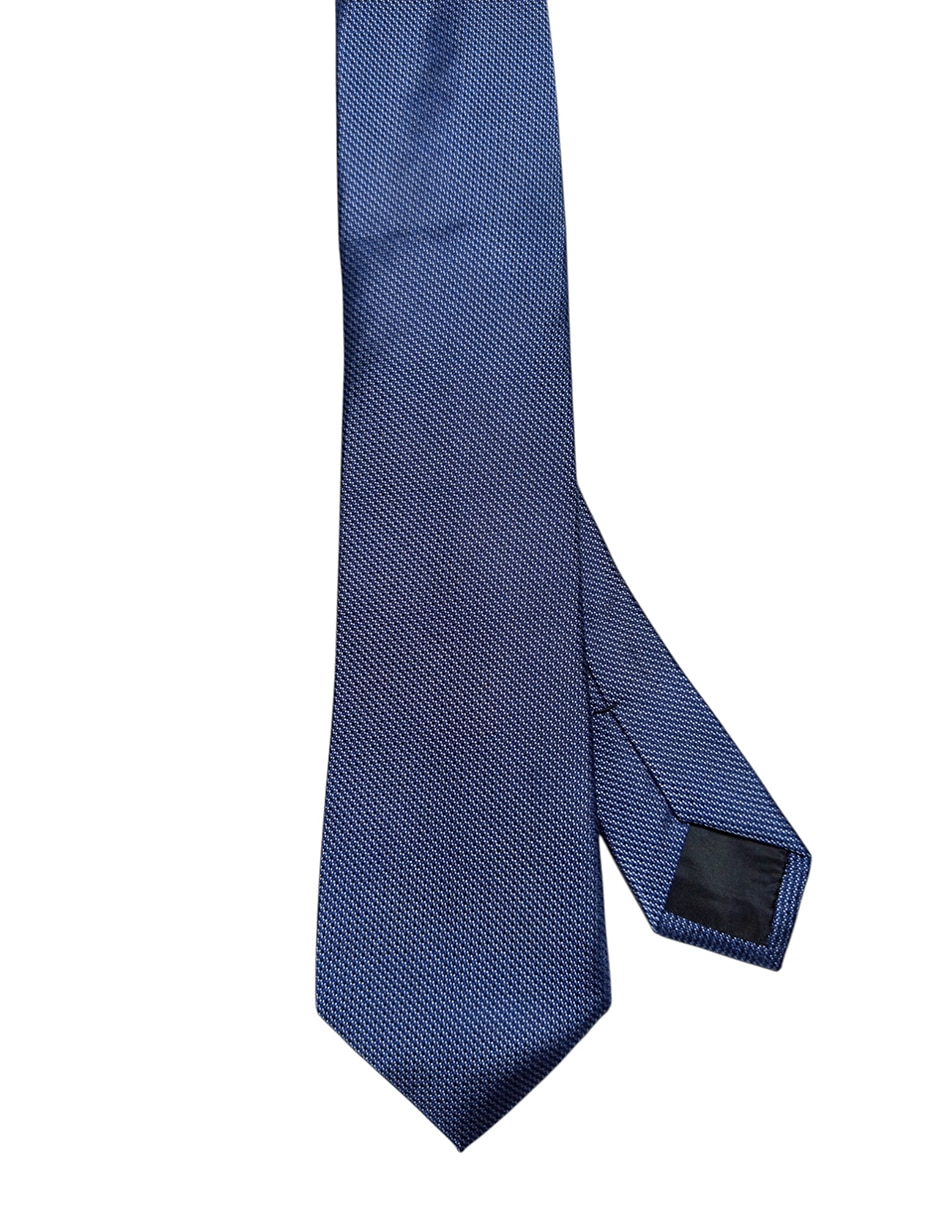 Corbata regular de seda estampado gráfico para hombre