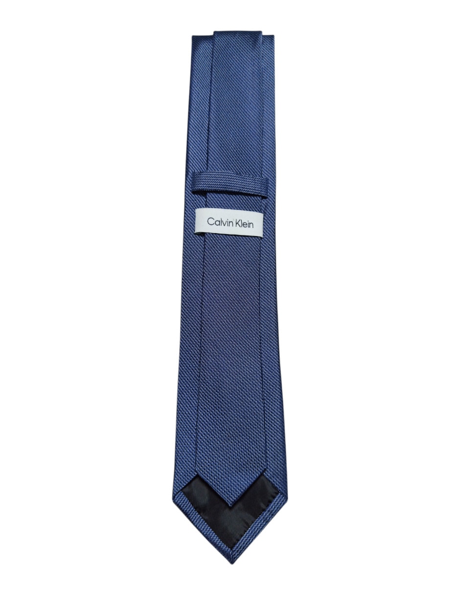 Corbata Ck regular de seda estampado gráfico para hombre