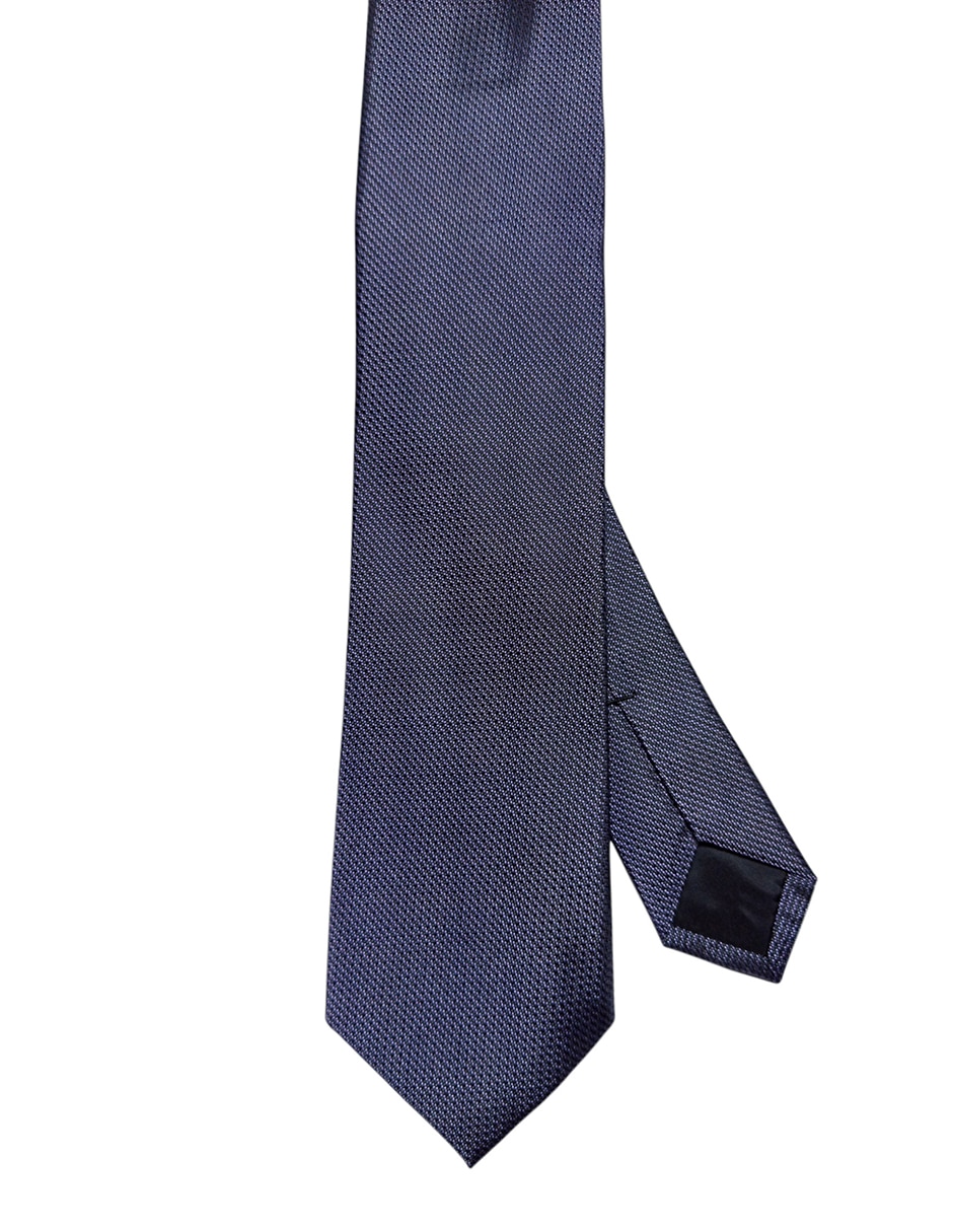 Corbata regular de seda estampado gráfico para hombre 1