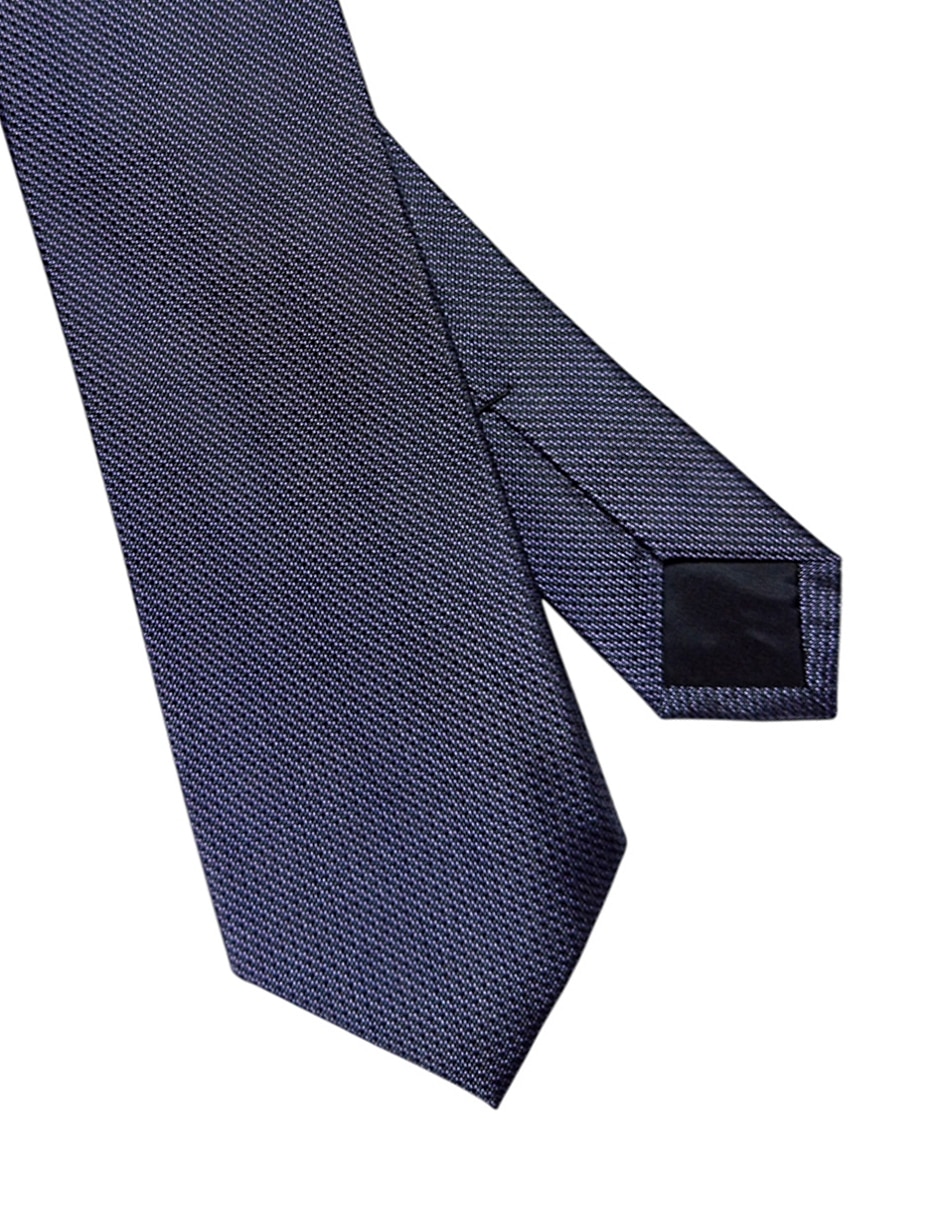 Corbata regular de seda estampado gráfico para hombre 3