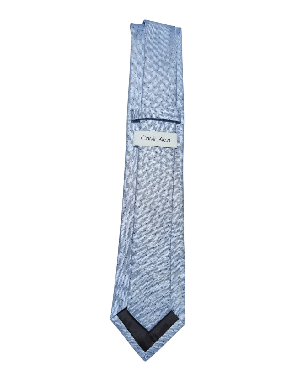 Corbata regular de seda estampado lunares para hombre 2