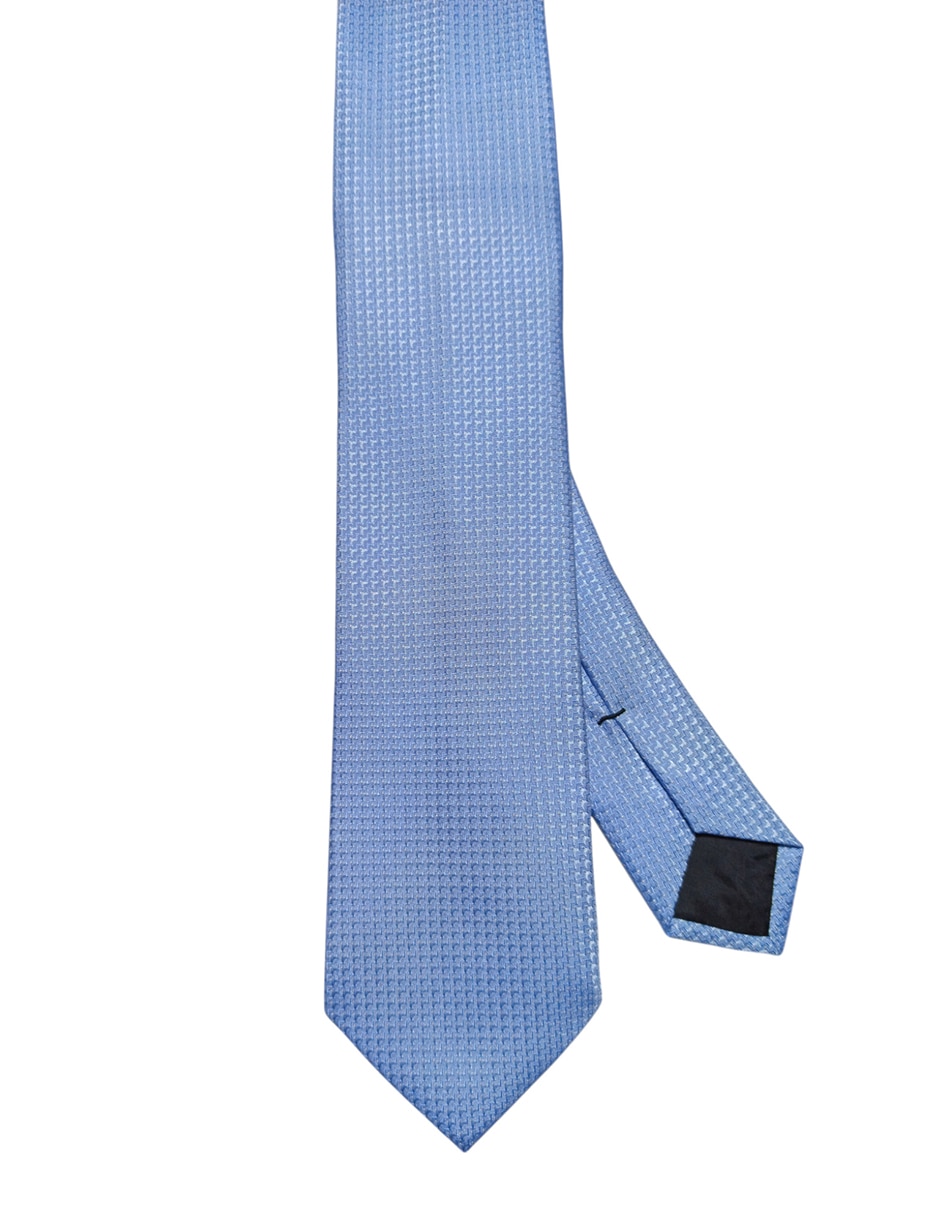 Corbata regular de seda estampado gráfico para hombre