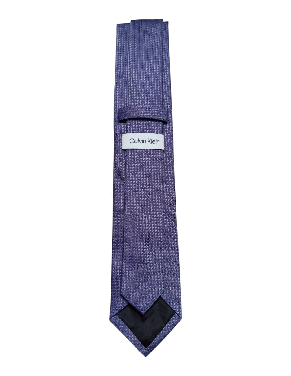 Corbata regular de seda estampado gráfico para hombre 2