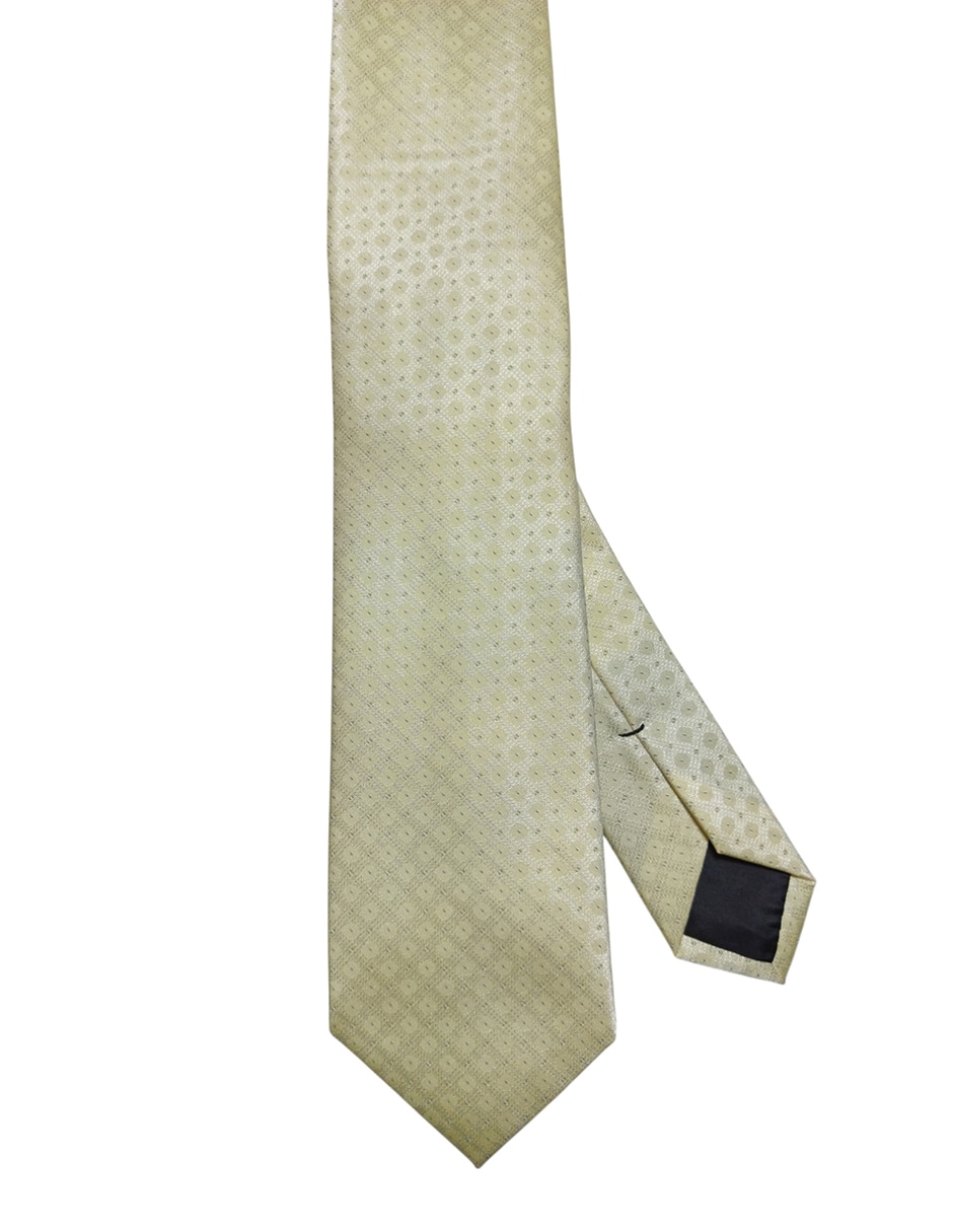 Corbata regular de seda estampado floral para hombre