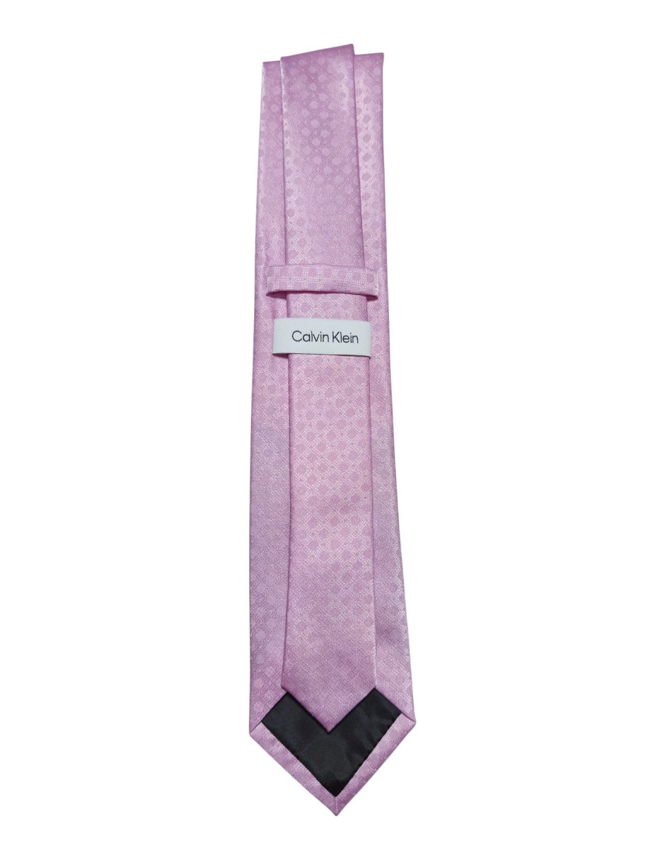 Corbata regular de seda estampado floral para hombre 2