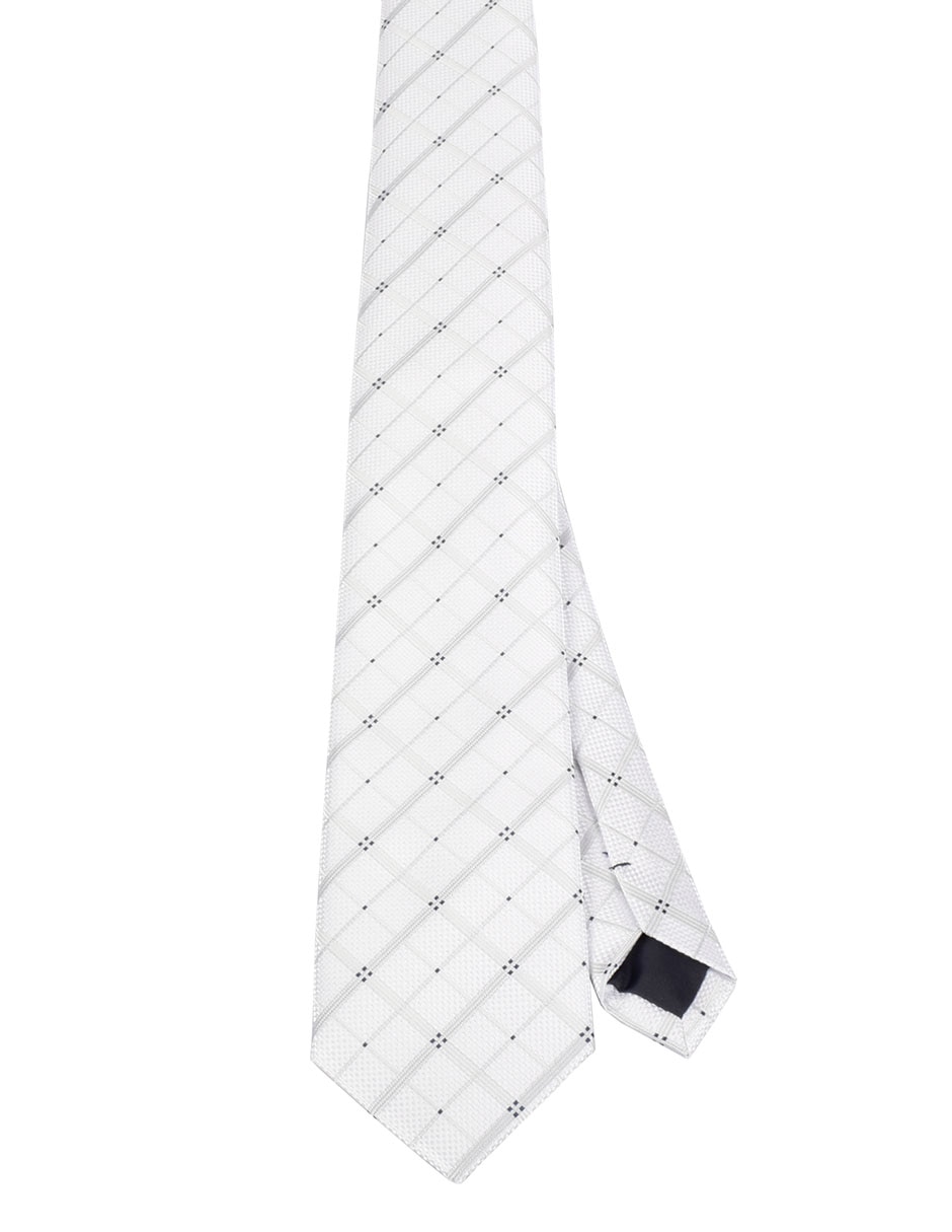 Corbata regular estampado a cuadros para hombre