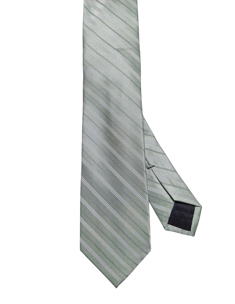 Corbata regular de seda estampado a rayas para hombre Corbata regular de seda estampado a rayas para hombre