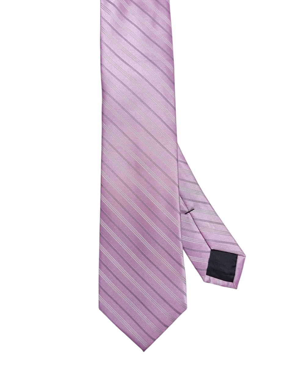 Corbata regular de seda estampado a rayas para hombre Corbata regular de seda estampado a rayas para hombre
