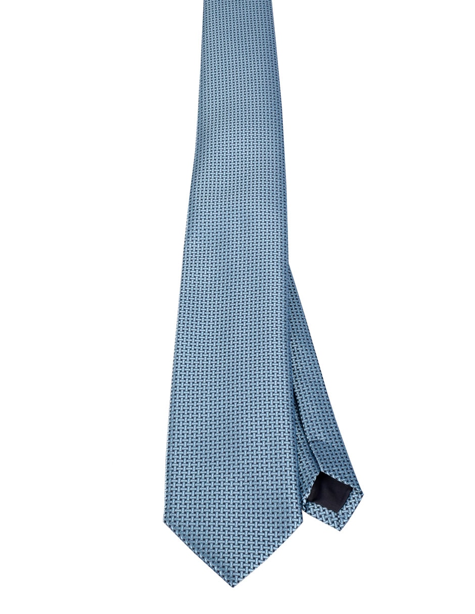 Corbata regular estampado geométrico para hombre