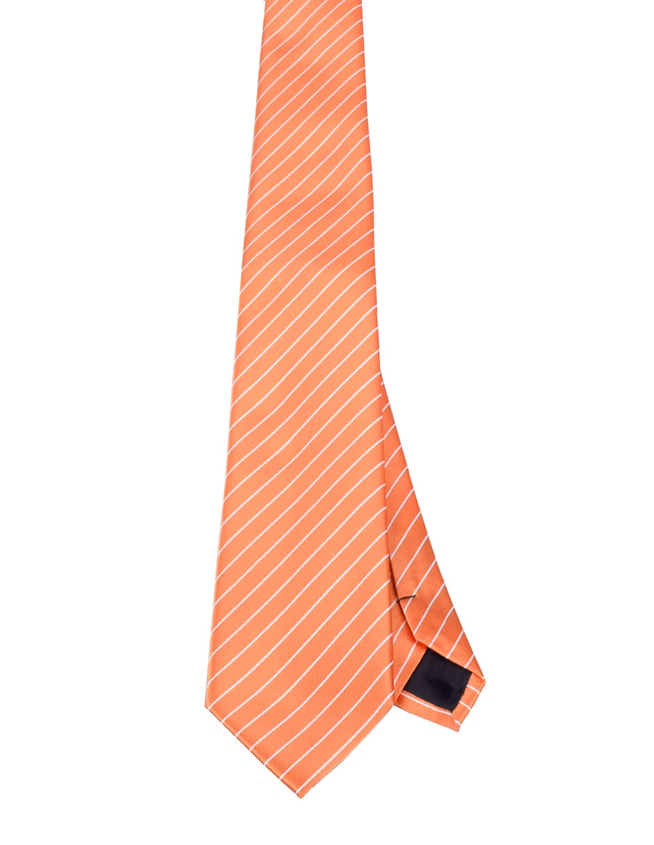 Corbata regular estampado a rayas para hombre