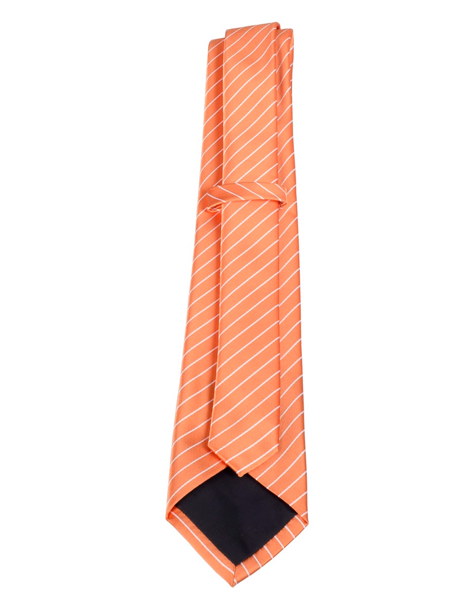 Corbata regular estampado a rayas para hombre 2