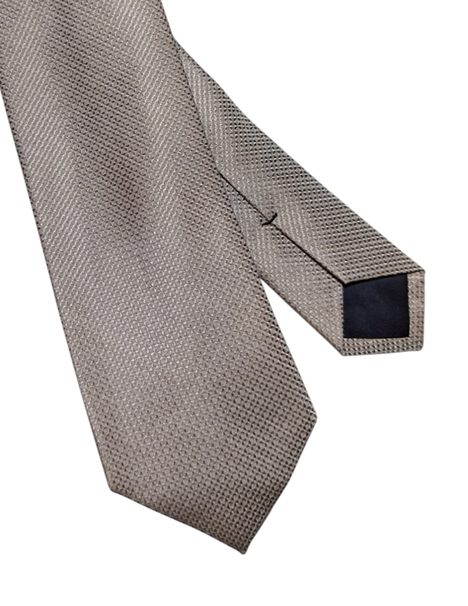 Corbata regular de seda estampado gráfico para hombre 3