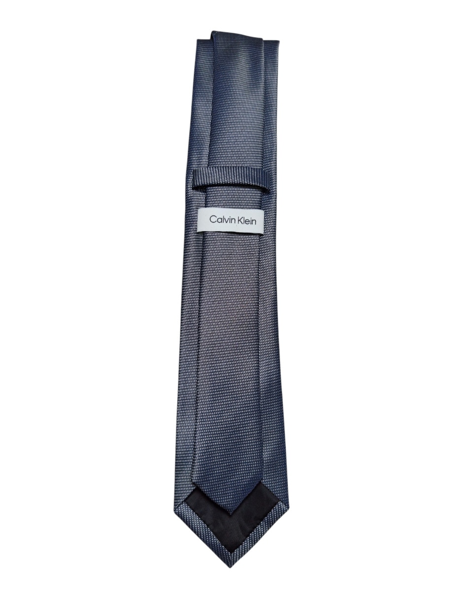 Corbata Calvin Klein regular de seda estampado gráfico para hombre