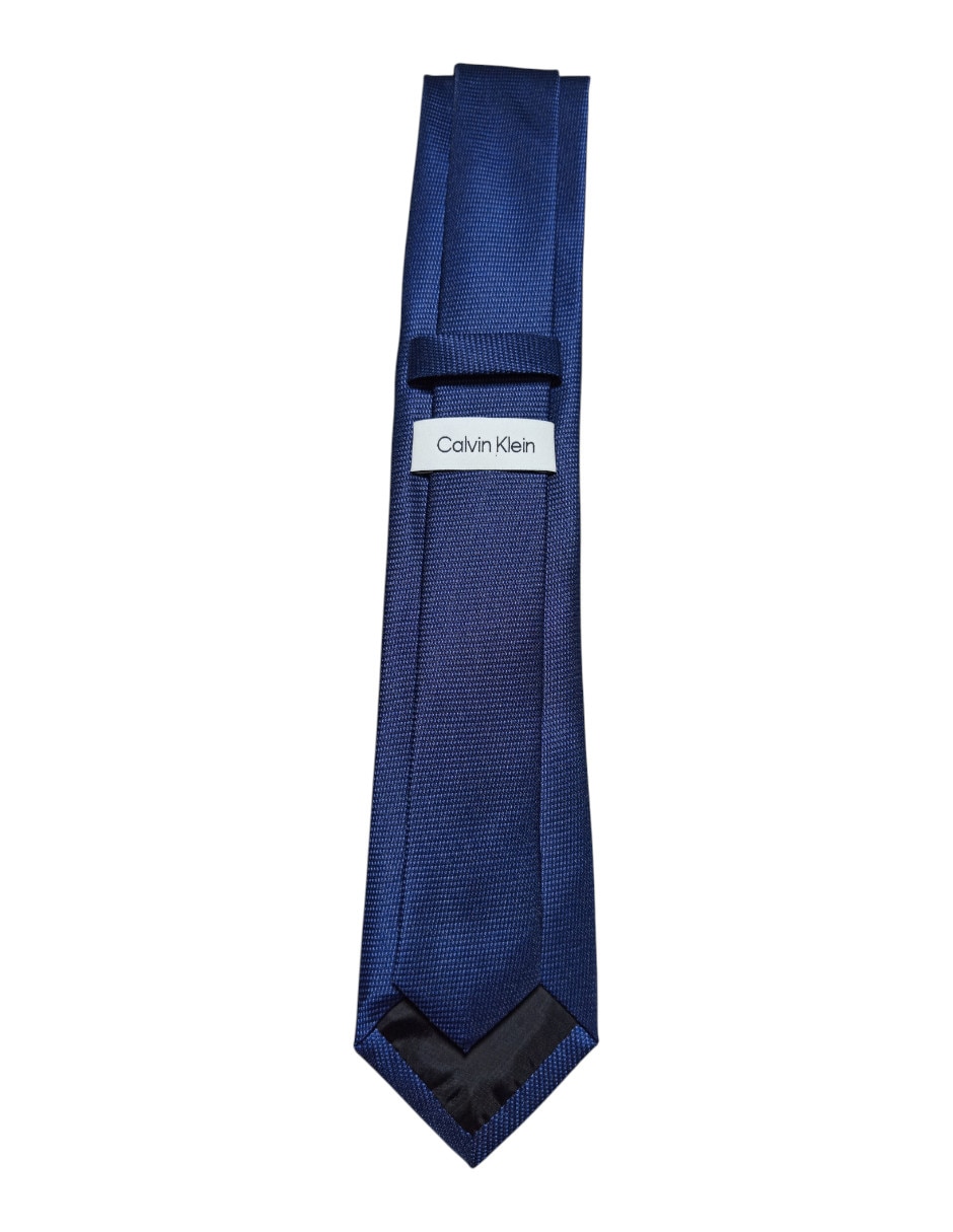 Corbata Calvin Klein regular de seda estampado gráfico para hombre 2