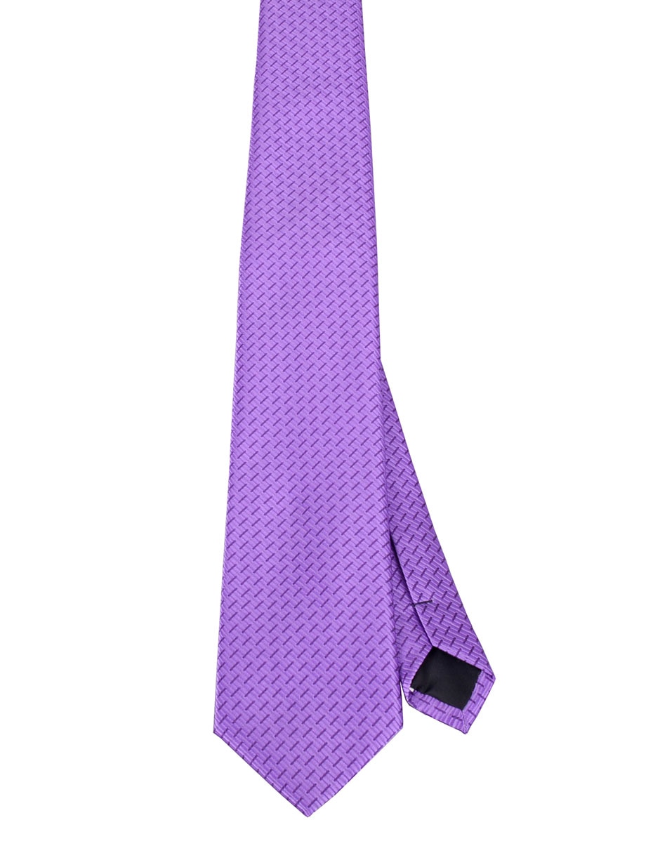 Corbata regular estampado a rayas para hombre