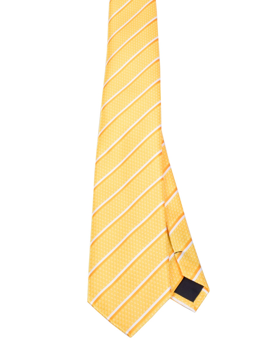 Corbata regular estampado a rayas para hombre