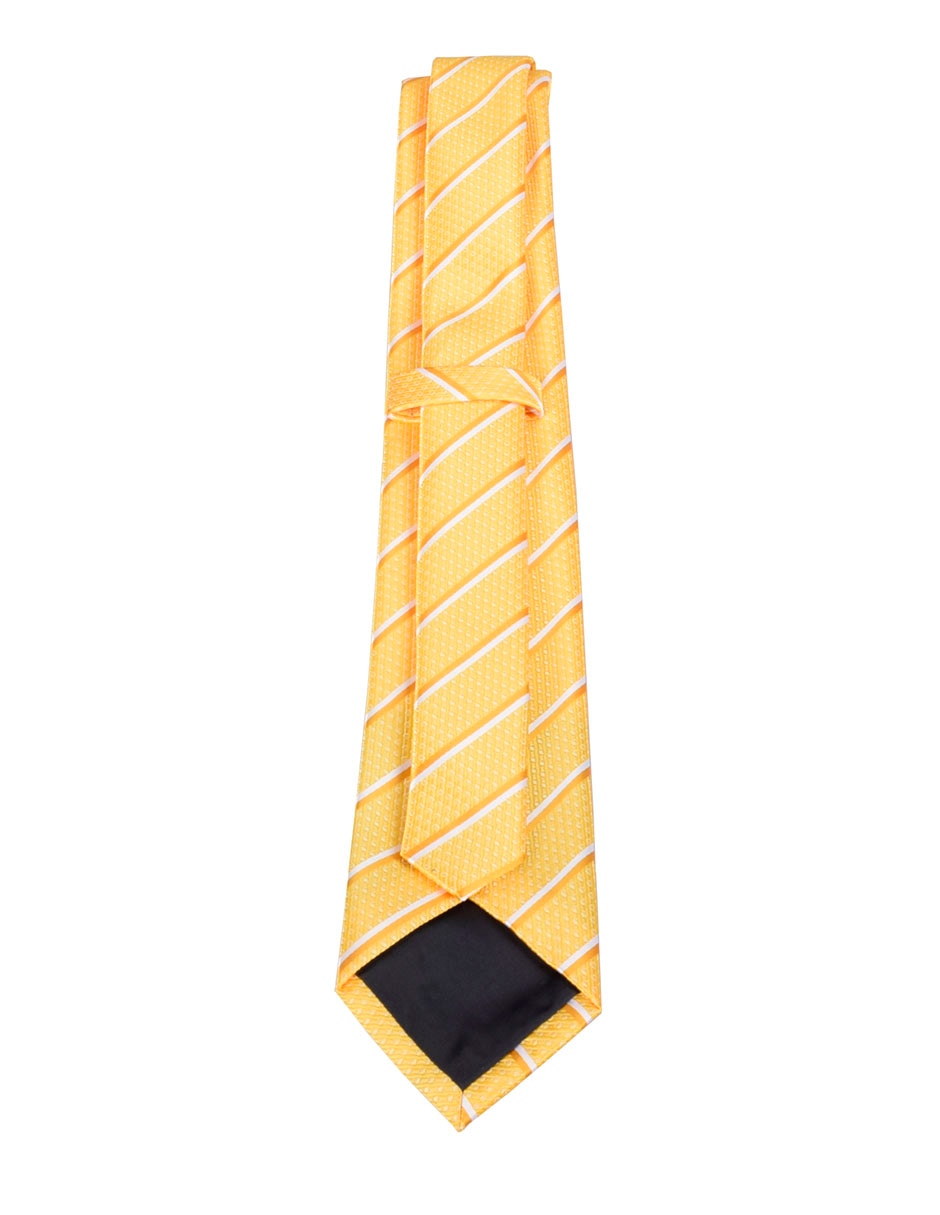 Corbata regular estampado a rayas para hombre 2