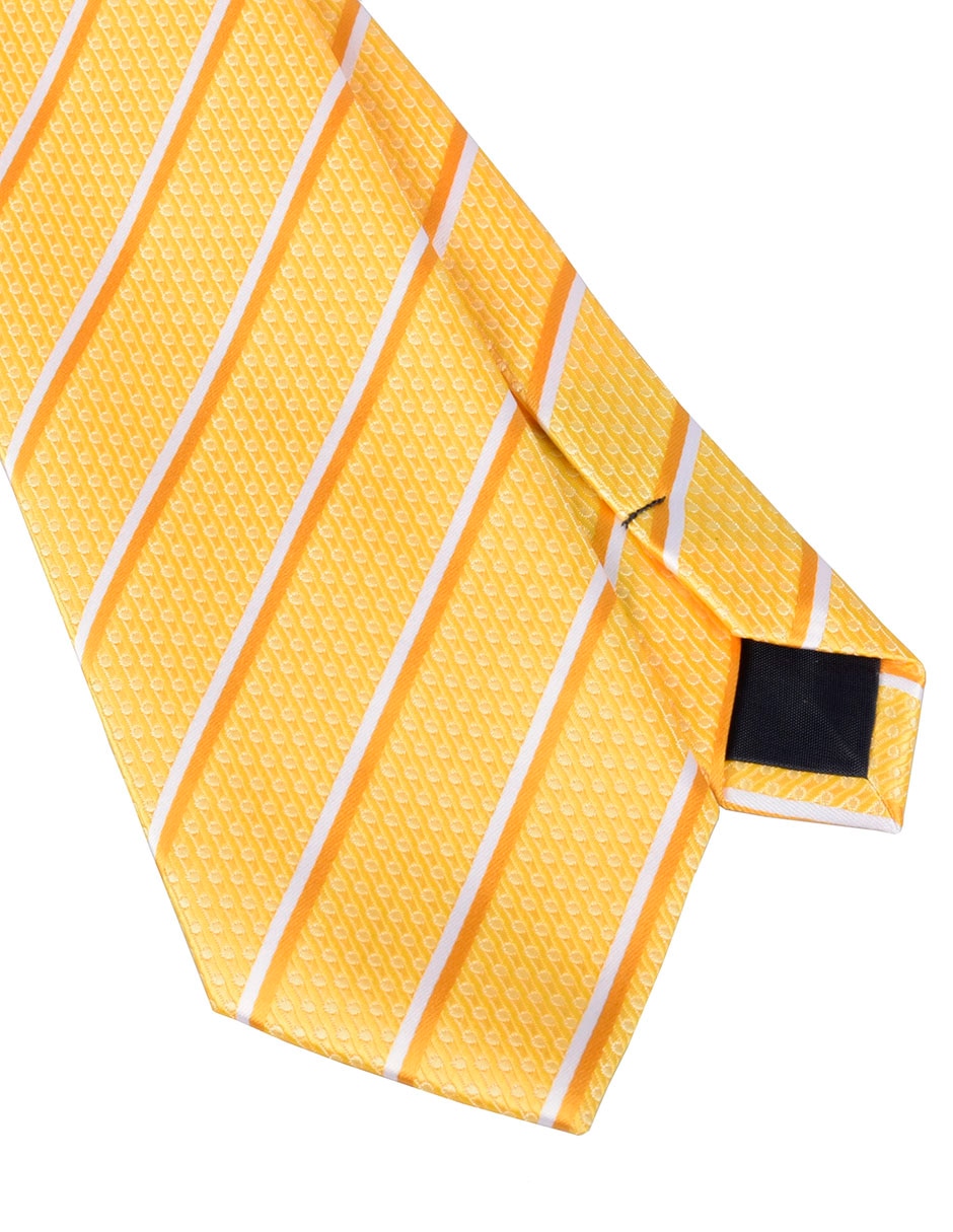Corbata regular estampado a rayas para hombre 3