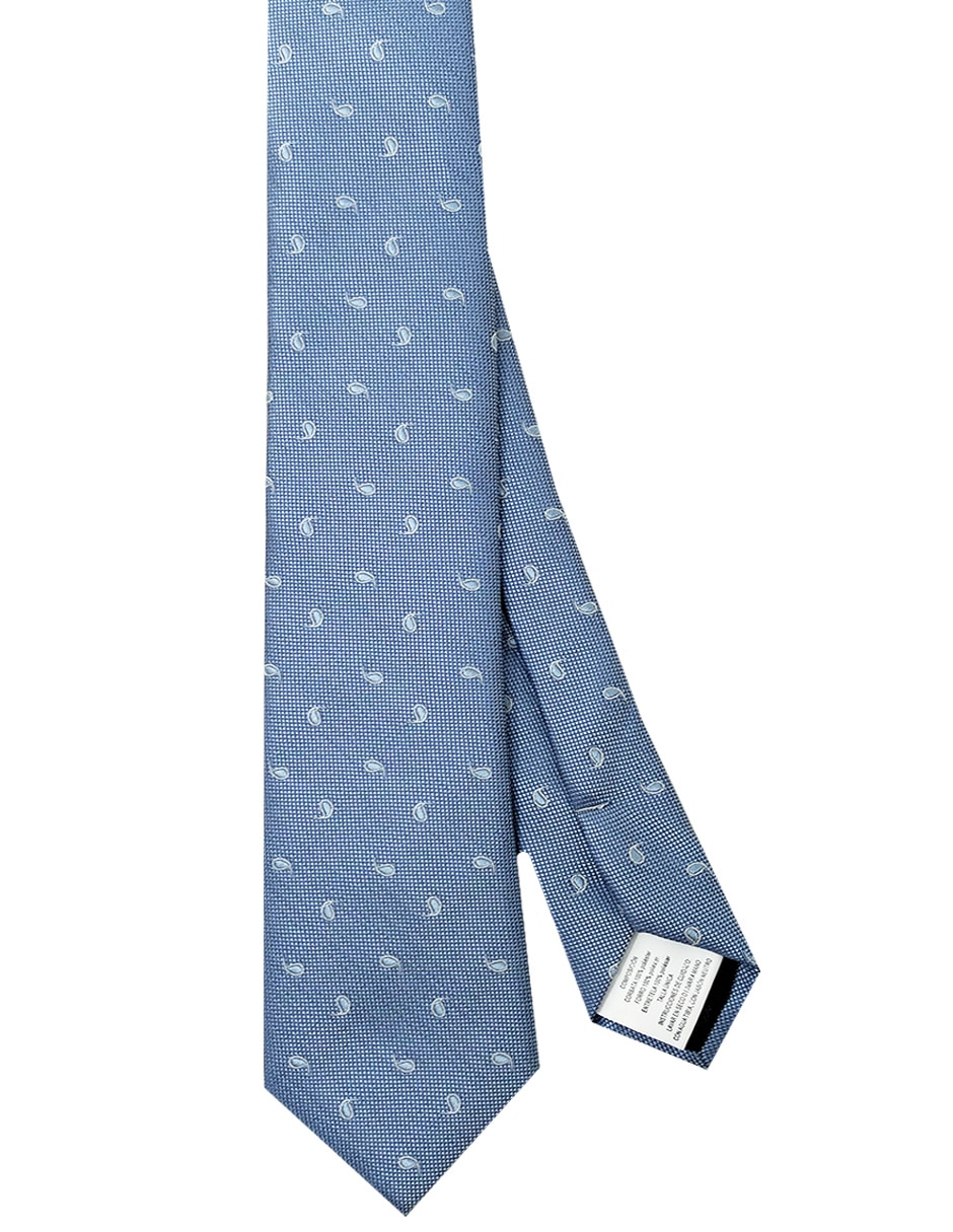 Corbata slim estampado geométrico para hombre 1