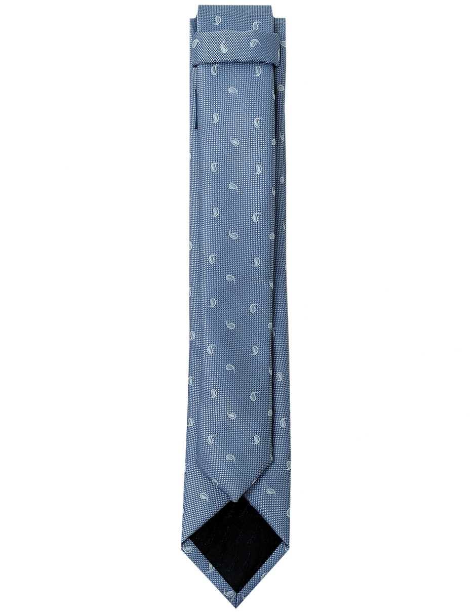 Corbata slim estampado geométrico para hombre