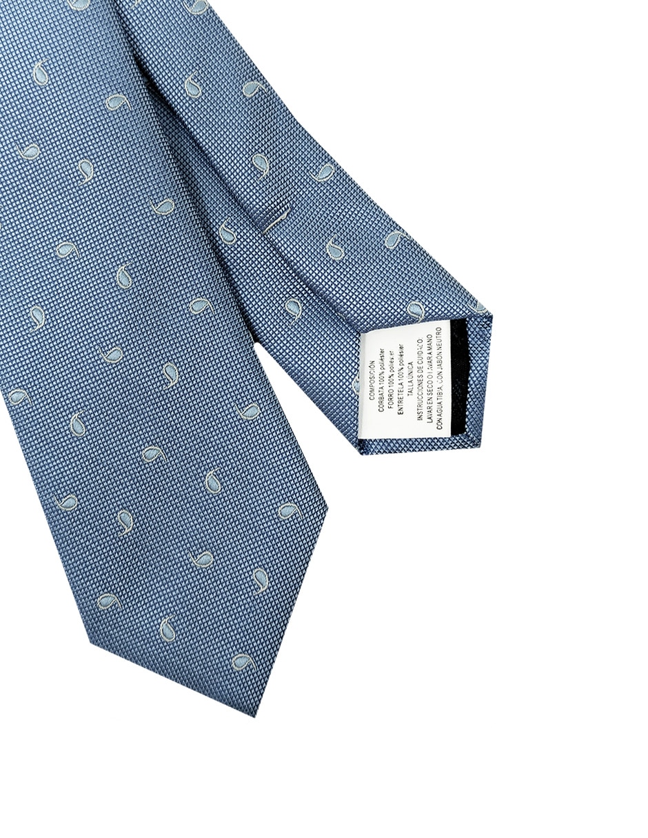 Corbata slim estampado geométrico para hombre 3