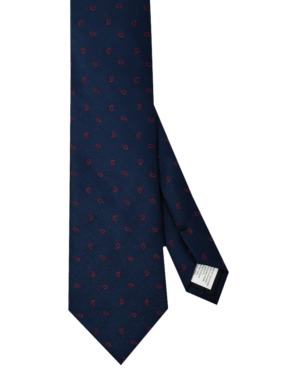 Corbata regular estampado geométrico para hombre 1
