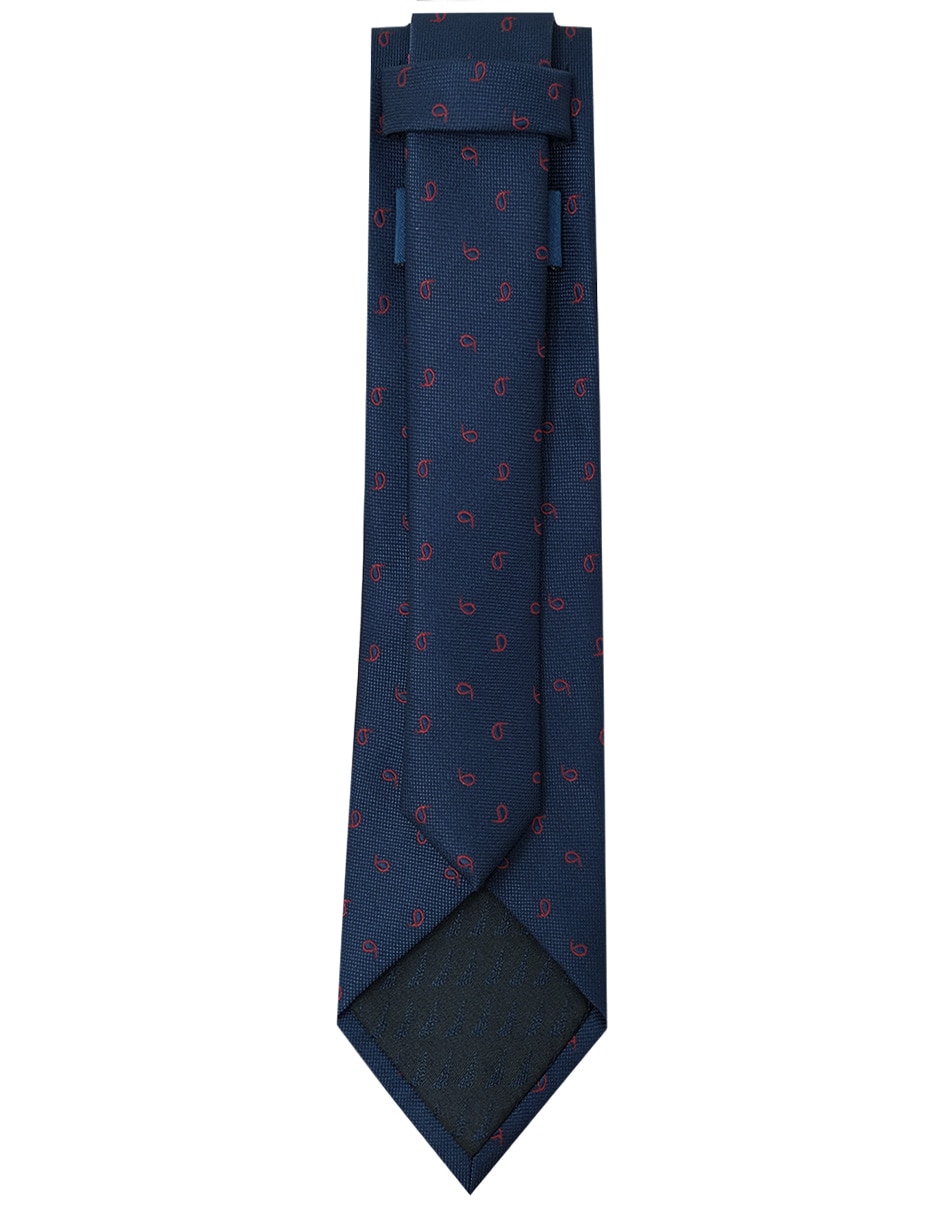 Corbata regular estampado geométrico para hombre