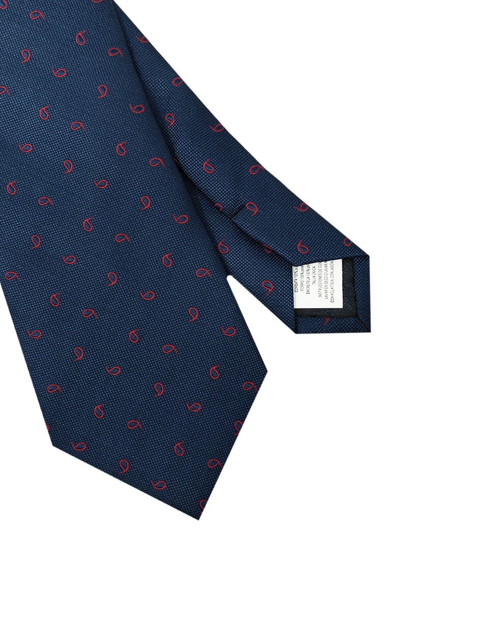 Corbata regular estampado geométrico para hombre 3