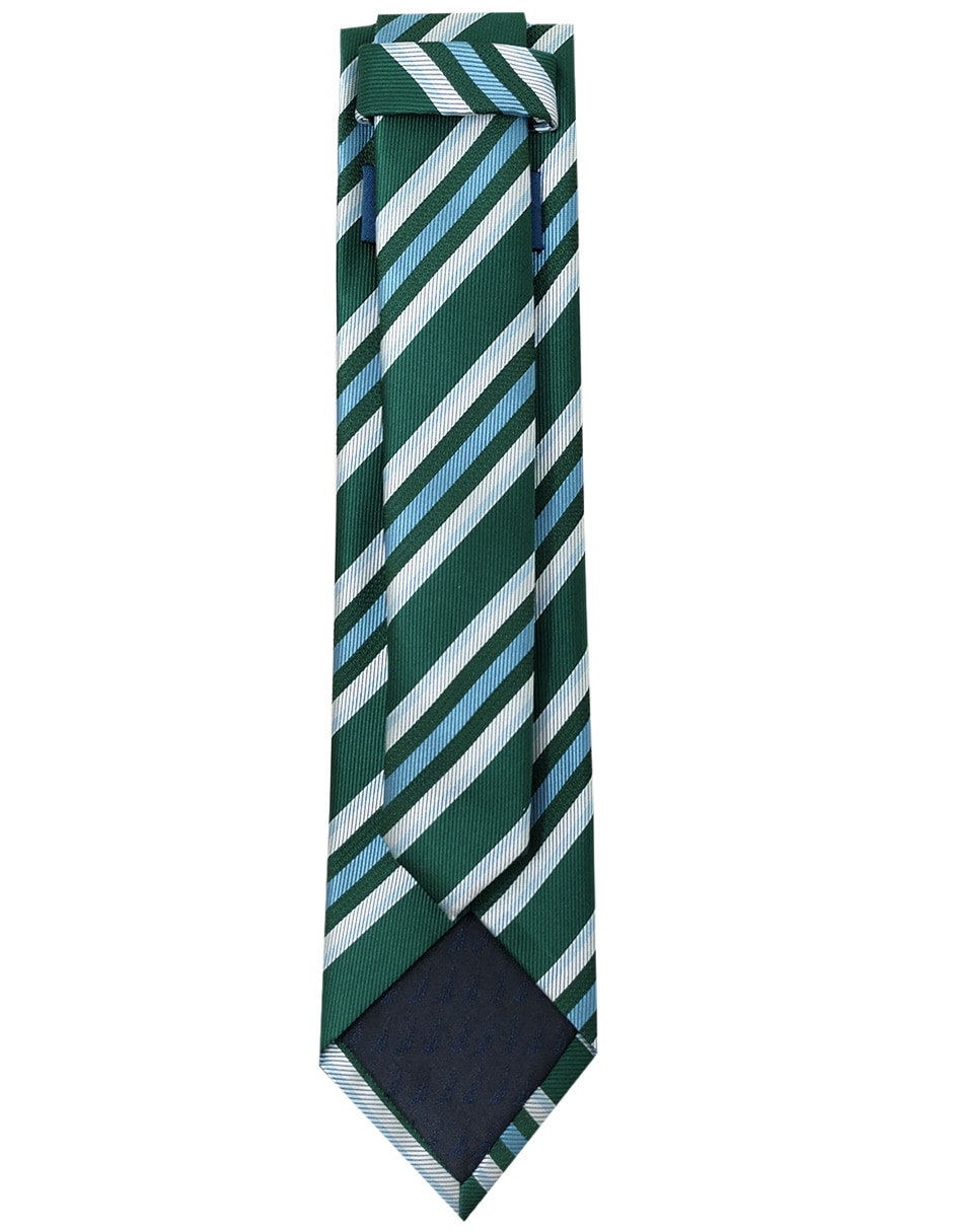 Corbata regular estampado a rayas para hombre
