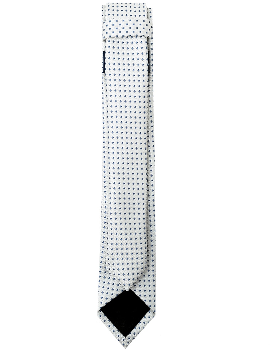 Corbata slim estampado geométrico para hombre