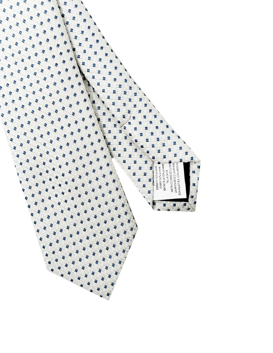 Corbata slim estampado geométrico para hombre 3
