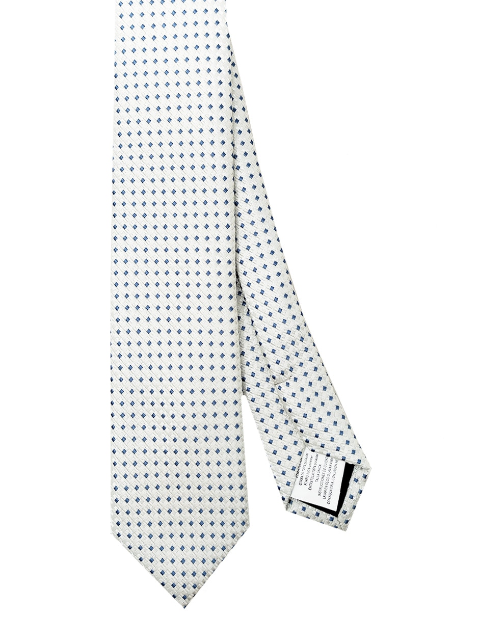 Corbata slim estampado geométrico para hombre 1