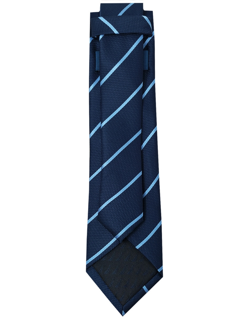 Corbata regular estampado a rayas para hombre