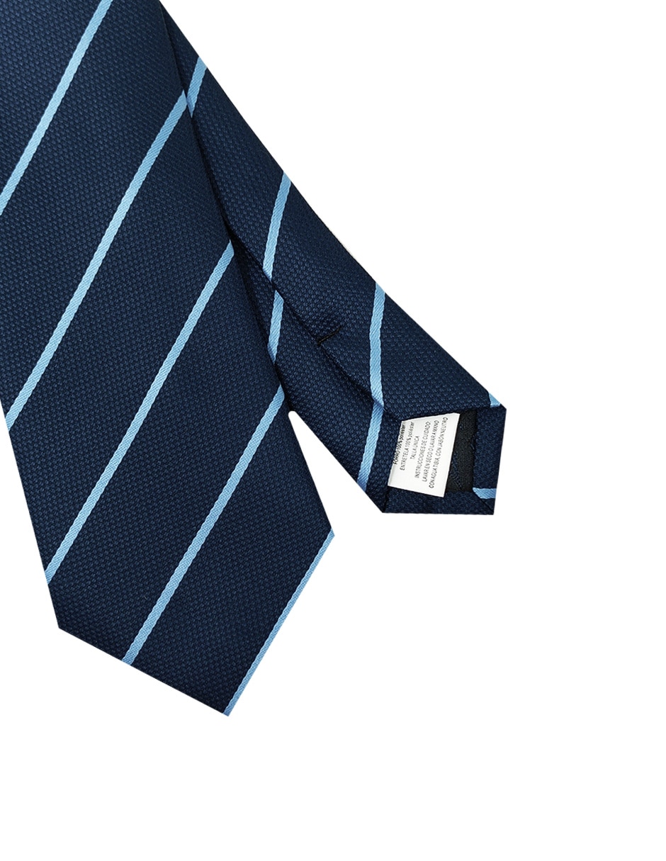Corbata regular estampado a rayas para hombre 3