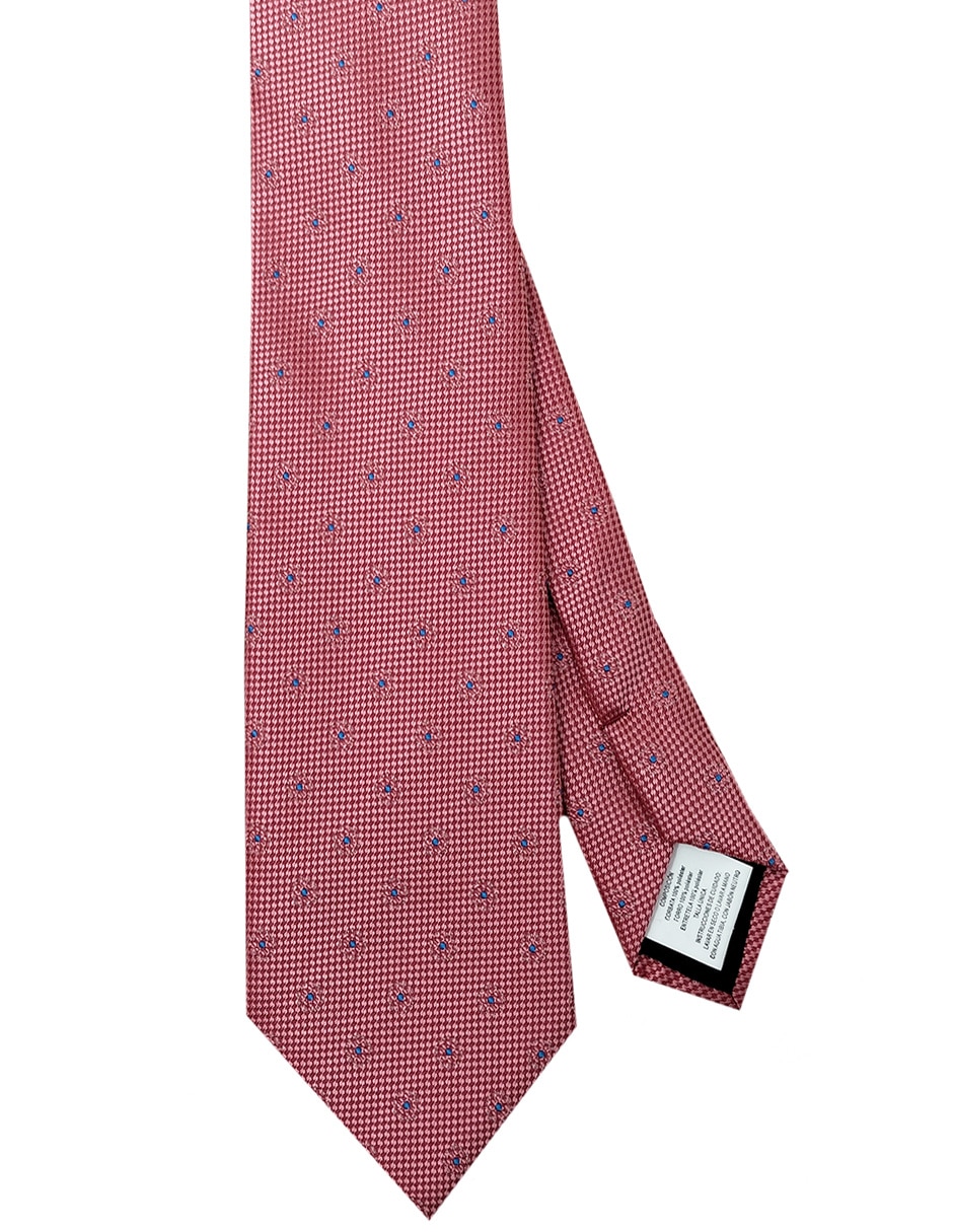 Corbata regular estampado geométrico para hombre 1