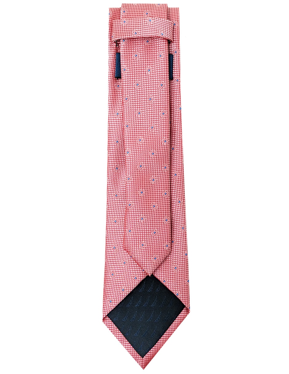 Corbata regular estampado geométrico para hombre
