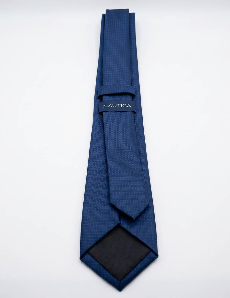 Corbata regular estampado microprint para hombre