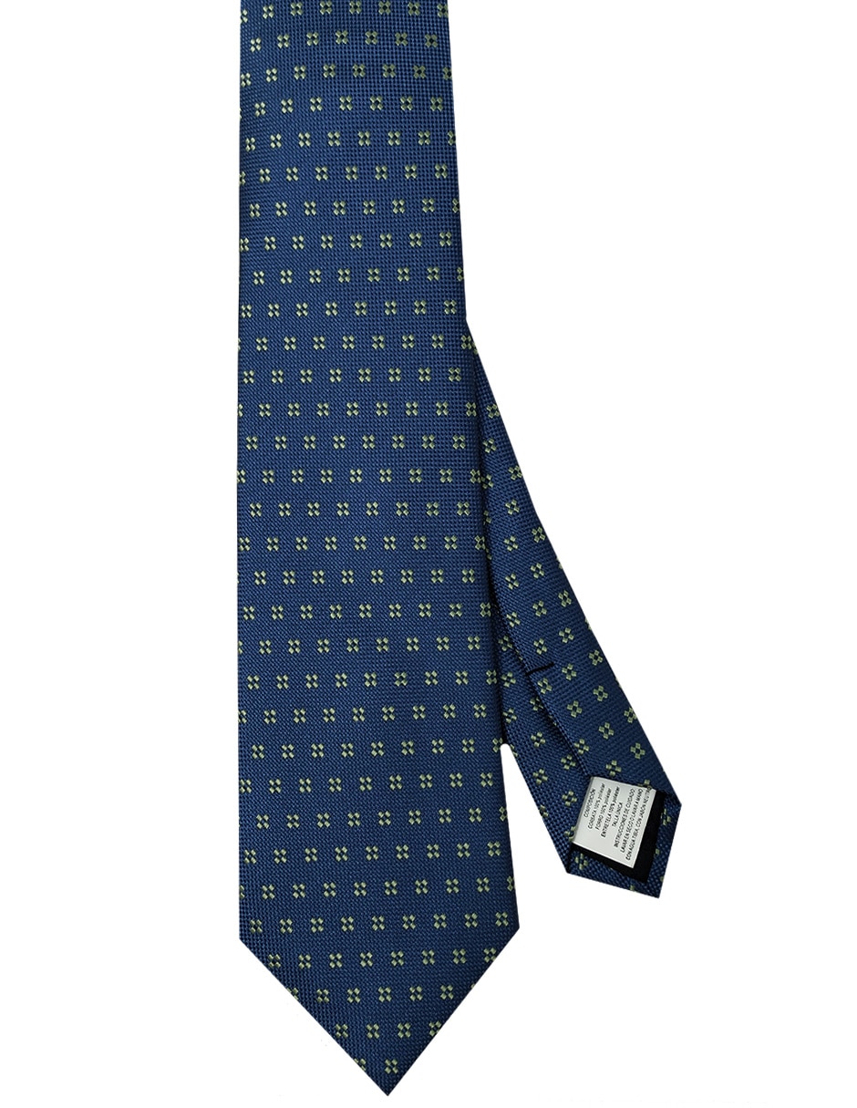 Corbata regular estampado geométrico para hombre 1