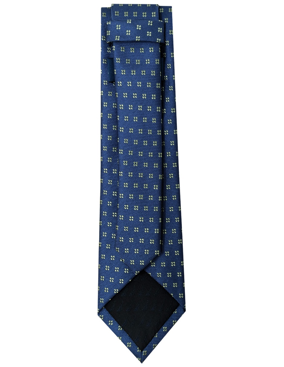 Corbata regular estampado geométrico para hombre