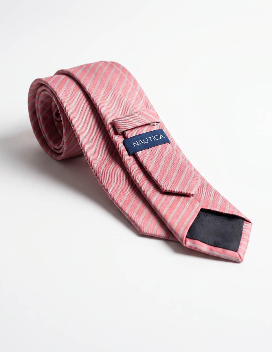 Corbata regular estampado a rayas para hombre