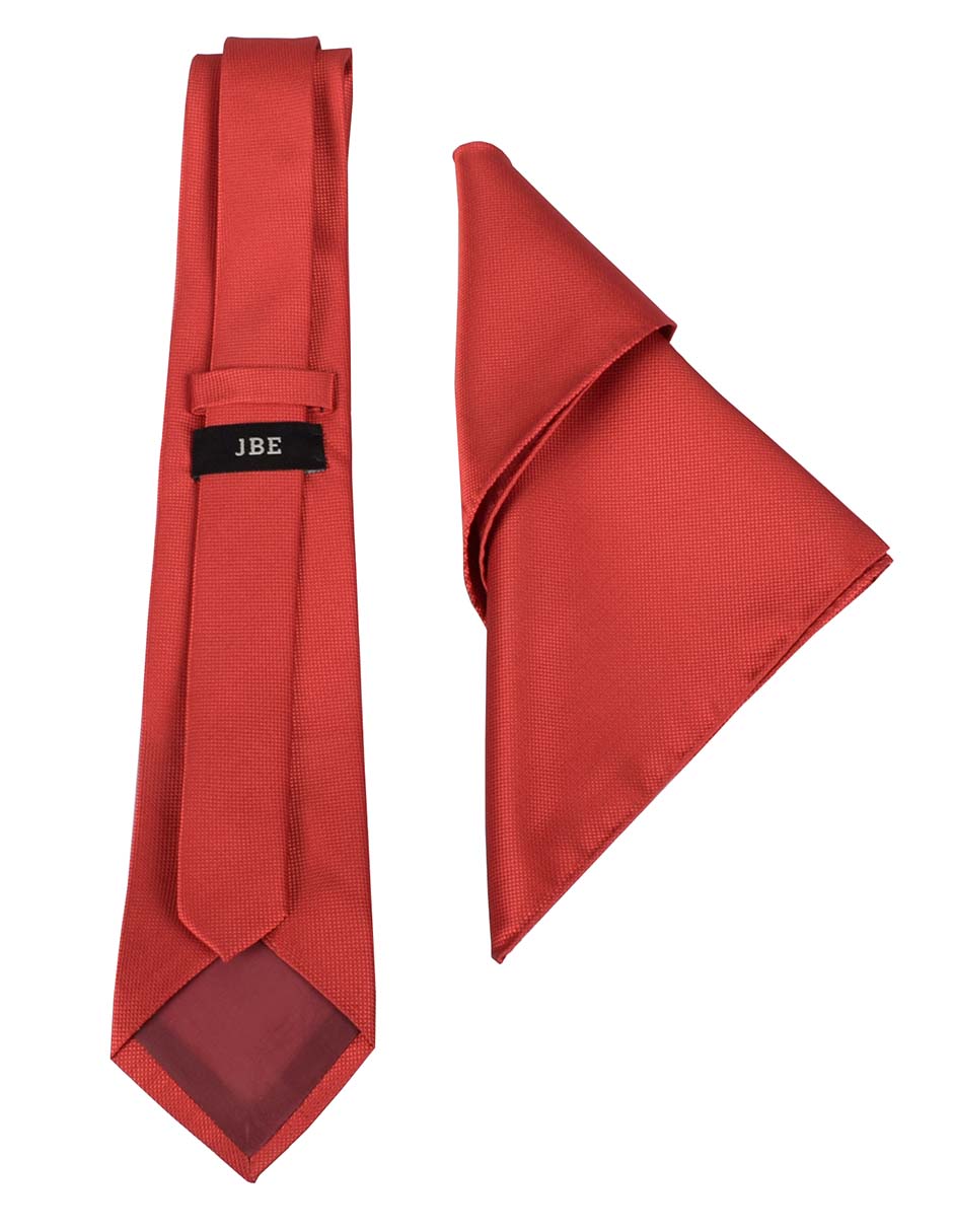 Set de corbata y pañuelo regular estampado a cuadros para hombre