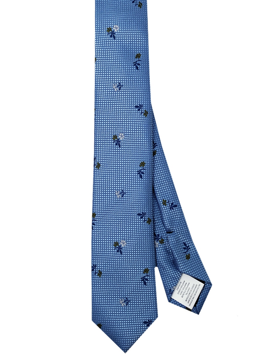 Corbata Nautica Slim estampado floral para Hombre