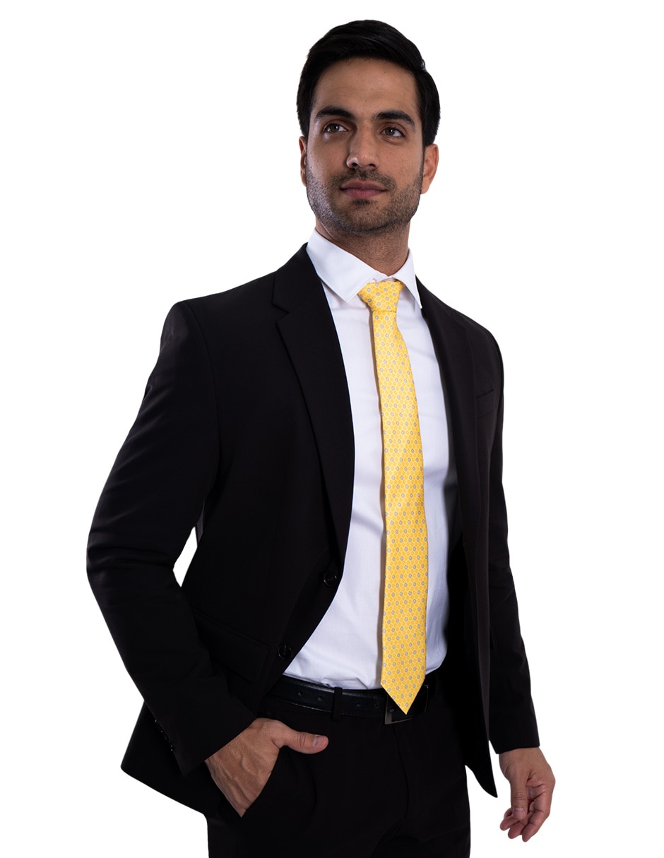 Corbata Regular de Seda estampado Gráfico para Hombre 3