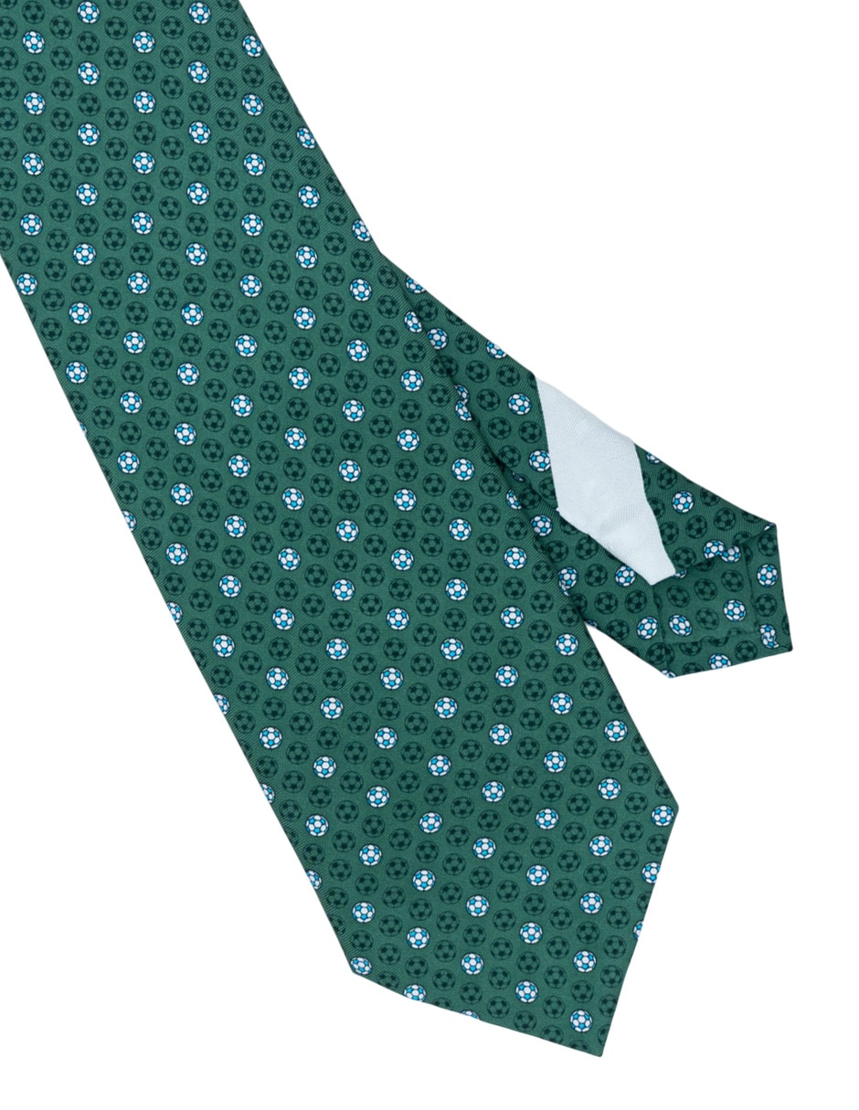 Corbata Regular de Seda estampado Gráfico para Hombre 4