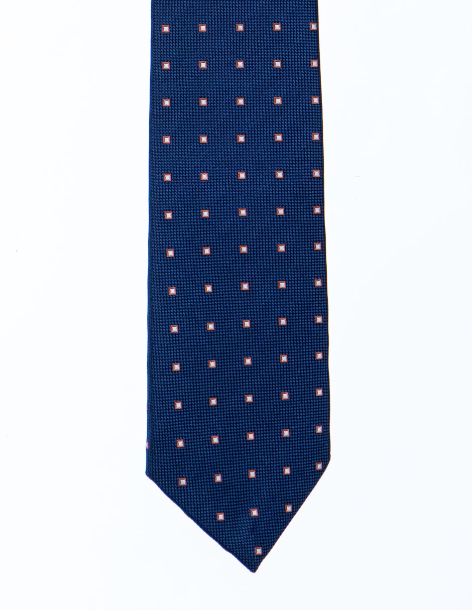 Corbata regular estampado étnico para hombre 1
