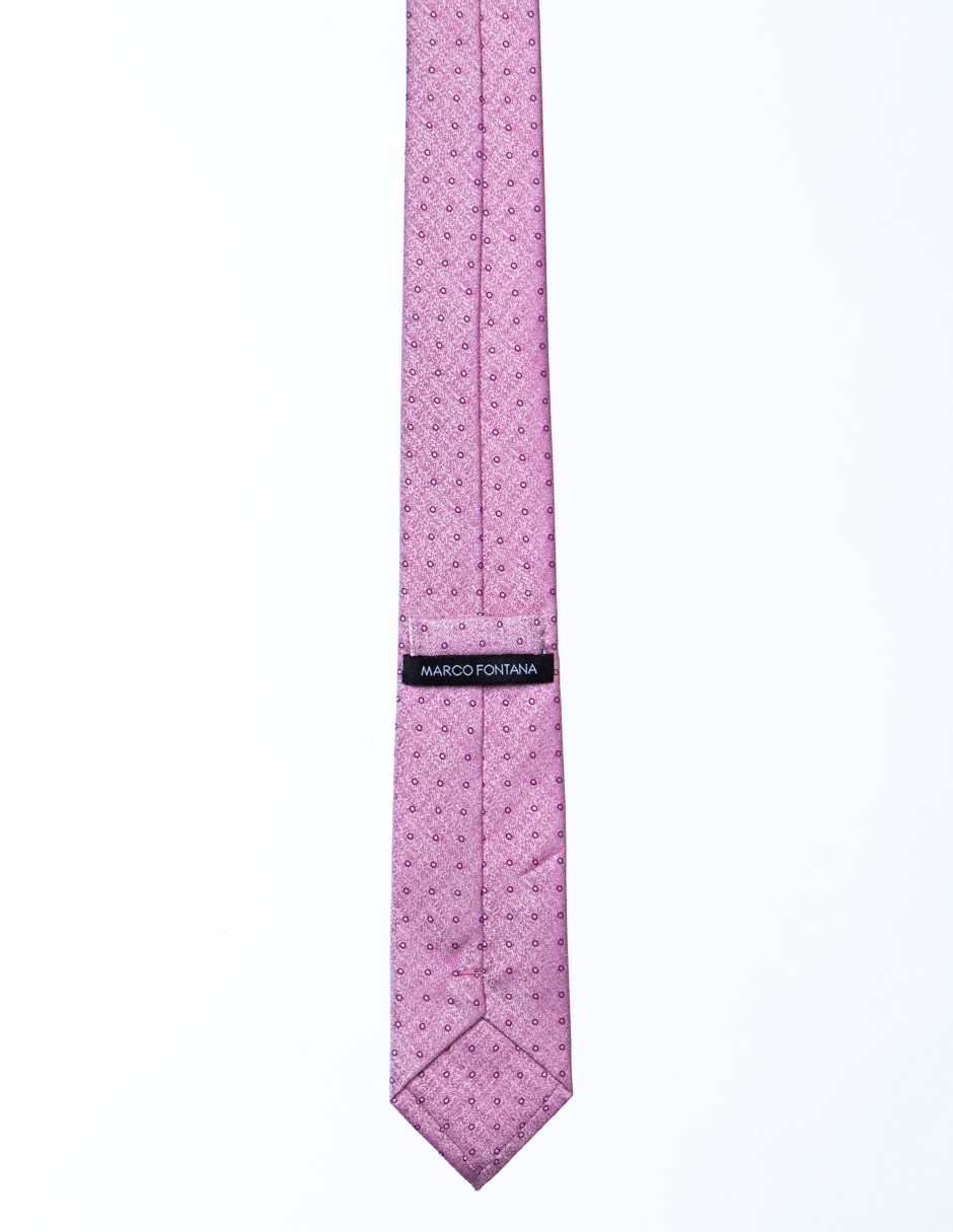Corbata regular estampado étnico para hombre 4