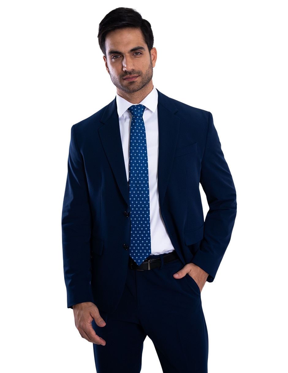 Corbata regular de seda estampado gráfico para hombre 3