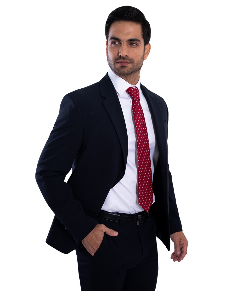 Corbata regular de seda estampado gráfico para hombre 3