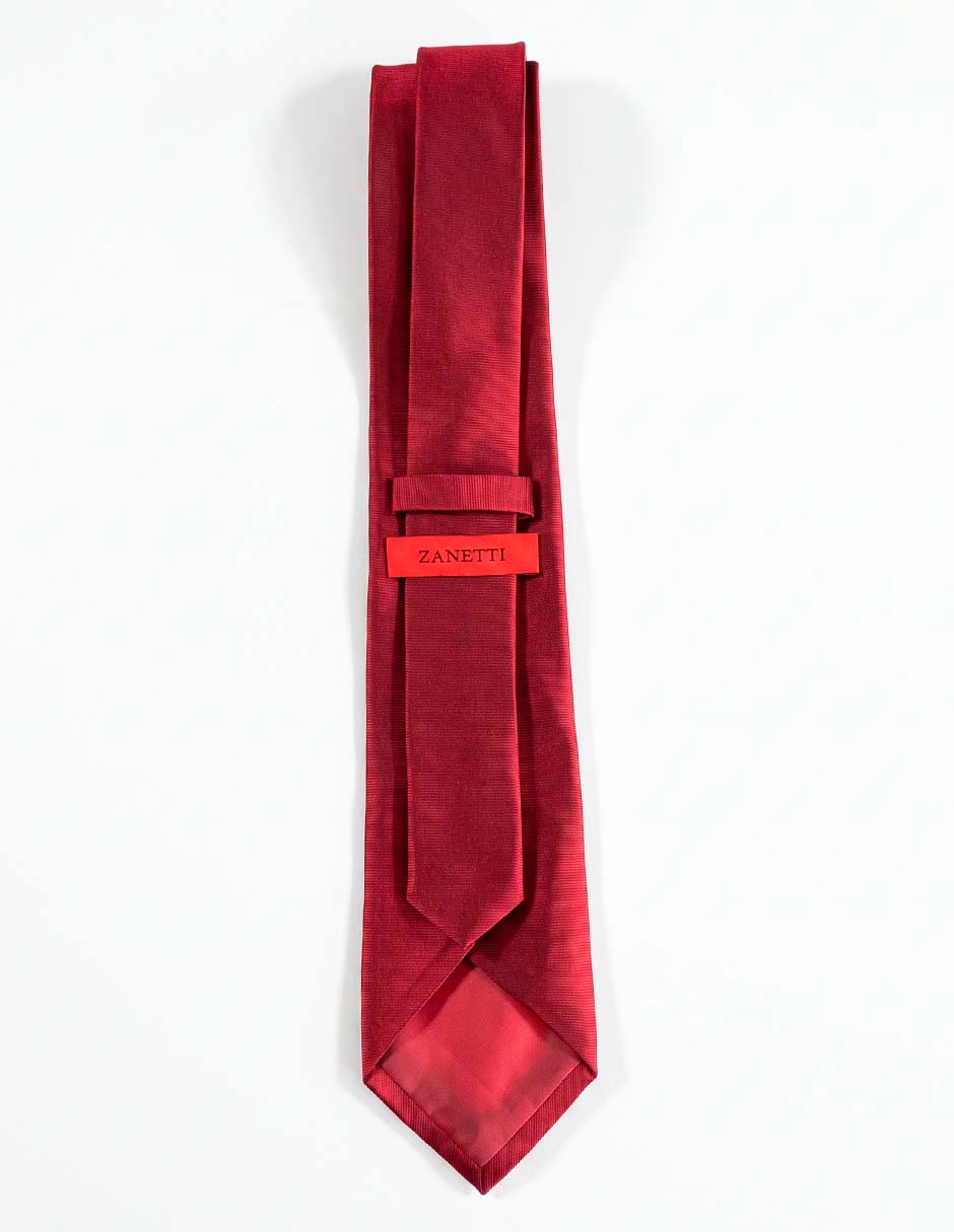 Corbata regular de seda para hombre